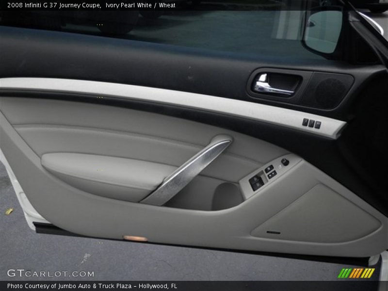 Ivory Pearl White / Wheat 2008 Infiniti G 37 Journey Coupe