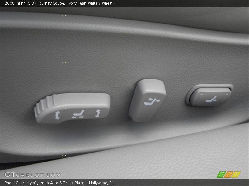 Ivory Pearl White / Wheat 2008 Infiniti G 37 Journey Coupe