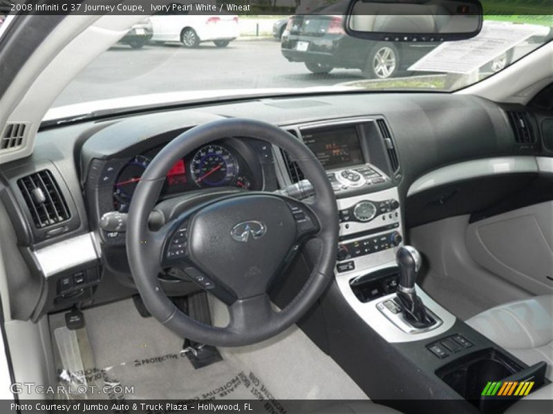 Ivory Pearl White / Wheat 2008 Infiniti G 37 Journey Coupe
