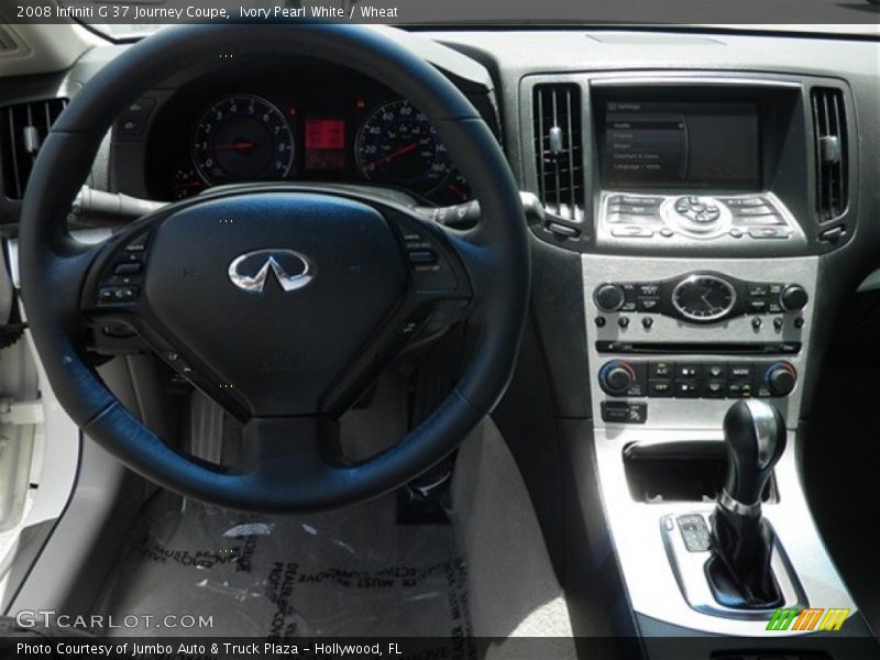 Ivory Pearl White / Wheat 2008 Infiniti G 37 Journey Coupe