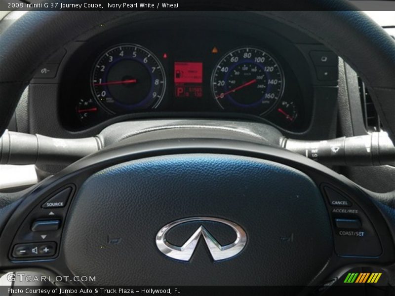 Ivory Pearl White / Wheat 2008 Infiniti G 37 Journey Coupe