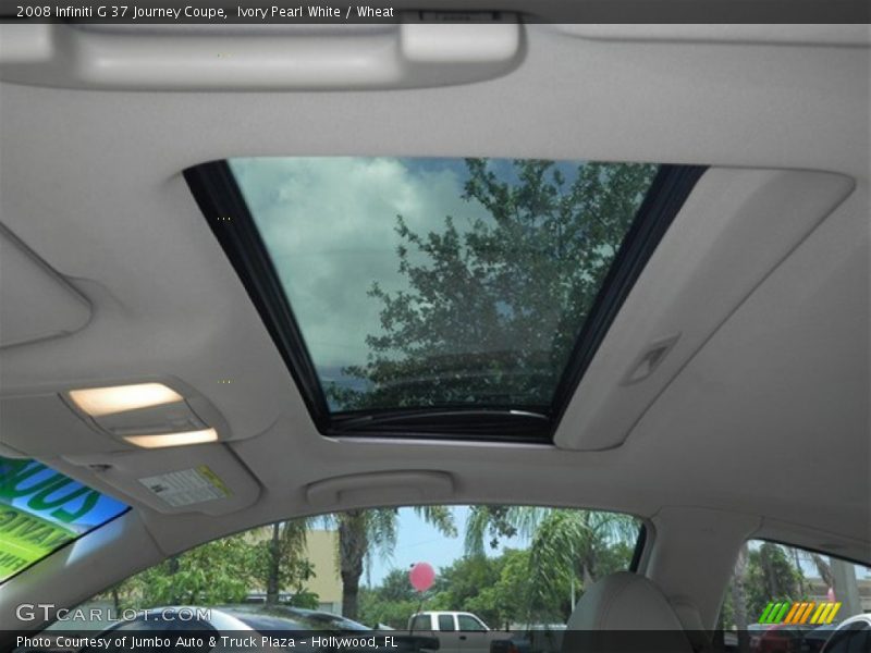 Ivory Pearl White / Wheat 2008 Infiniti G 37 Journey Coupe