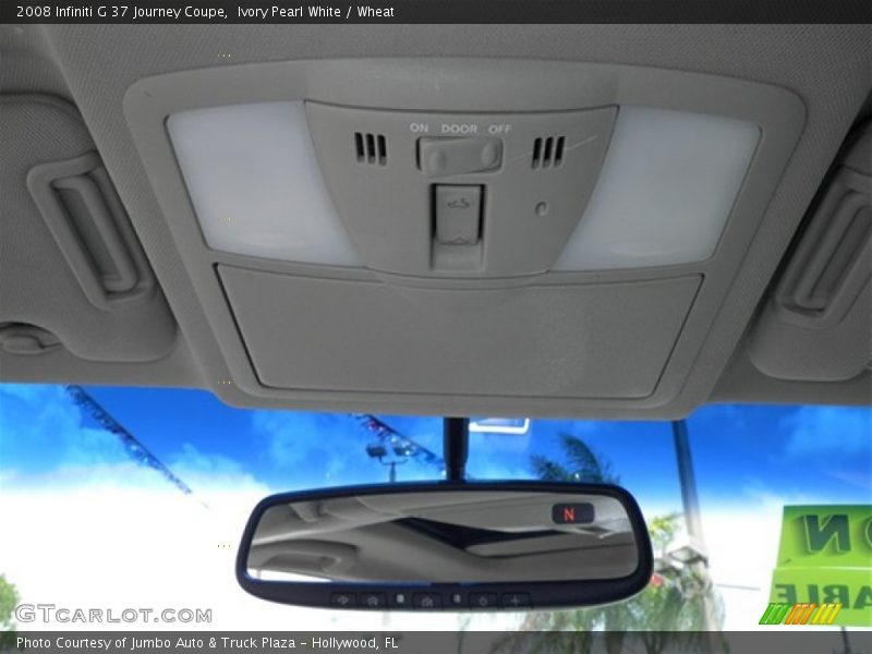 Ivory Pearl White / Wheat 2008 Infiniti G 37 Journey Coupe