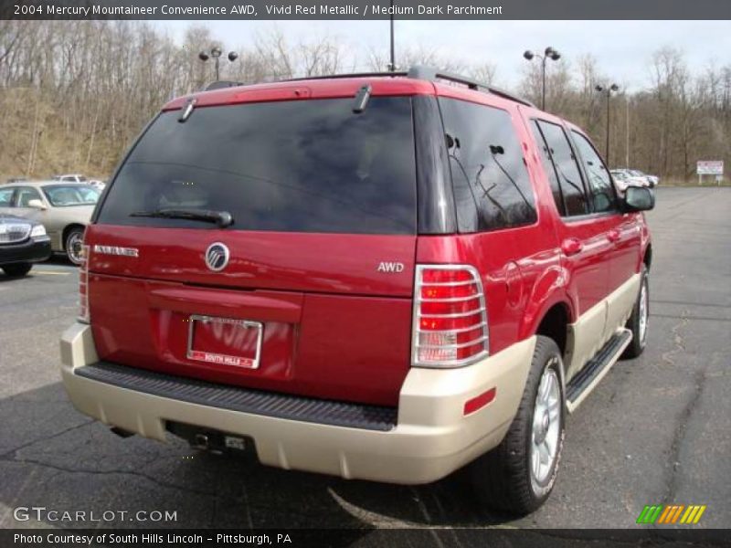 Vivid Red Metallic / Medium Dark Parchment 2004 Mercury Mountaineer Convenience AWD