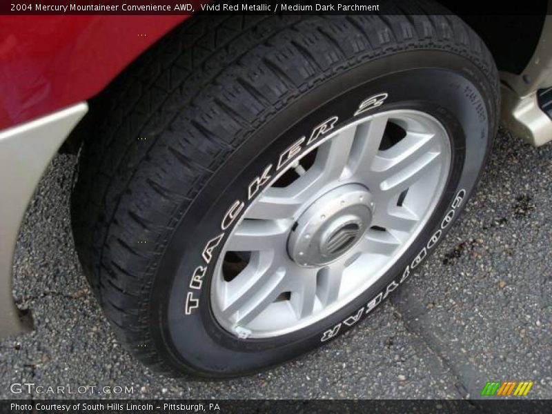 Vivid Red Metallic / Medium Dark Parchment 2004 Mercury Mountaineer Convenience AWD