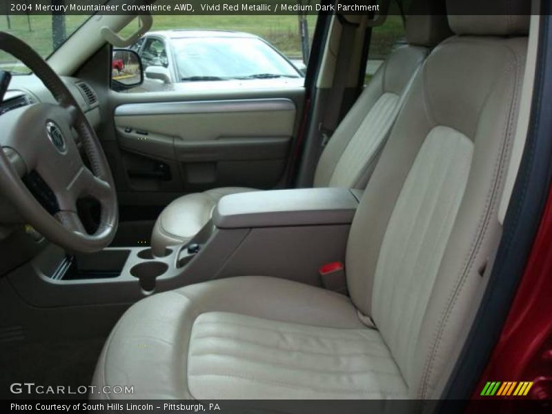 Vivid Red Metallic / Medium Dark Parchment 2004 Mercury Mountaineer Convenience AWD
