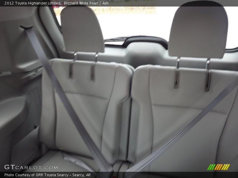 Blizzard White Pearl / Ash 2012 Toyota Highlander Limited