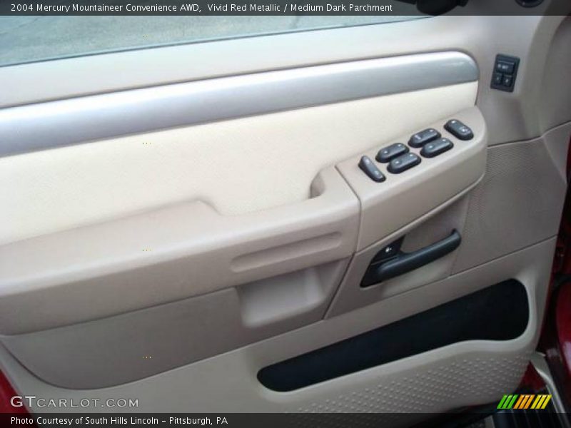 Vivid Red Metallic / Medium Dark Parchment 2004 Mercury Mountaineer Convenience AWD