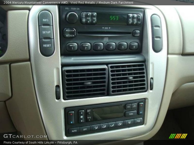 Vivid Red Metallic / Medium Dark Parchment 2004 Mercury Mountaineer Convenience AWD