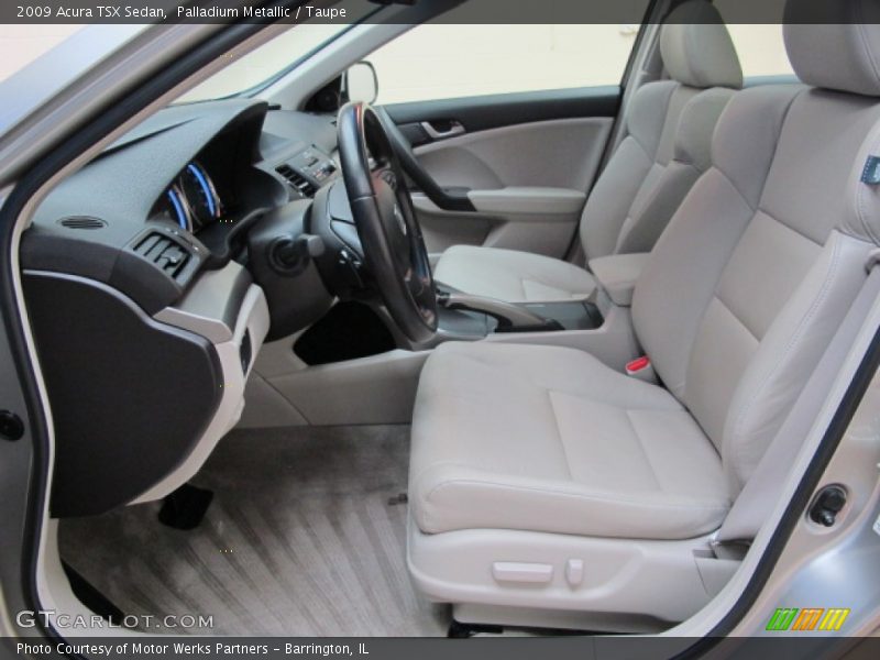 Front Seat of 2009 TSX Sedan