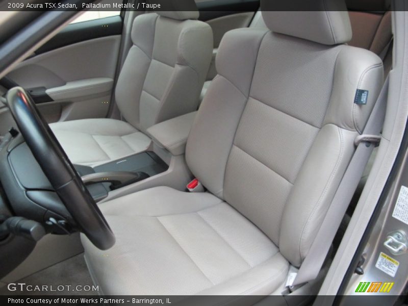 Front Seat of 2009 TSX Sedan