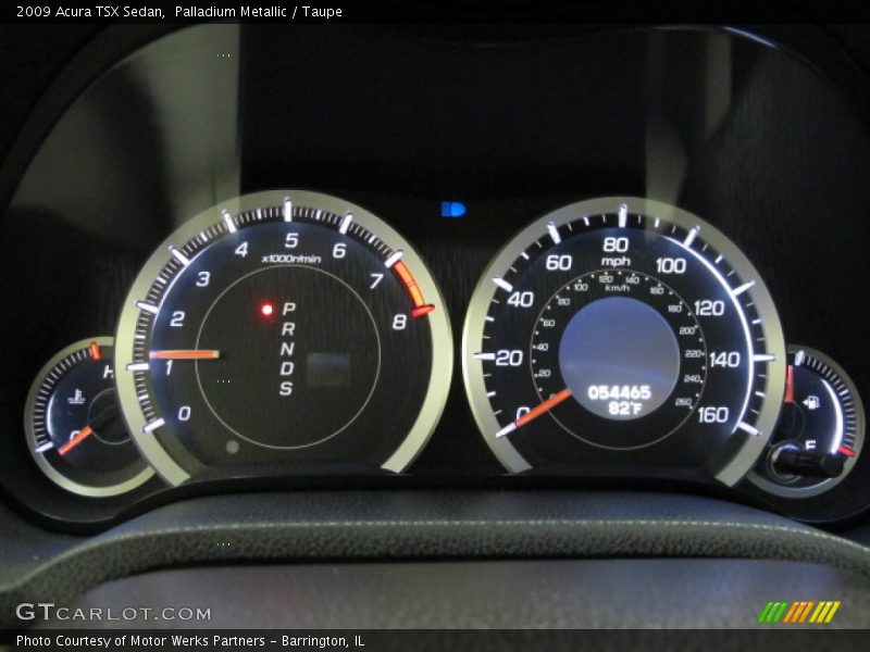  2009 TSX Sedan Sedan Gauges