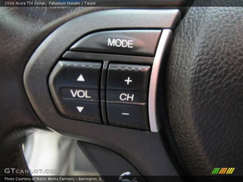 Controls of 2009 TSX Sedan