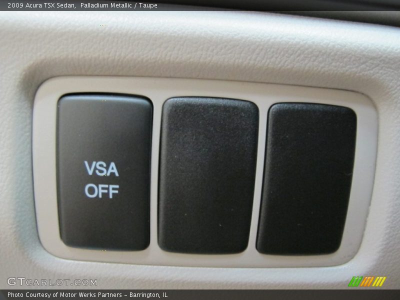 Controls of 2009 TSX Sedan