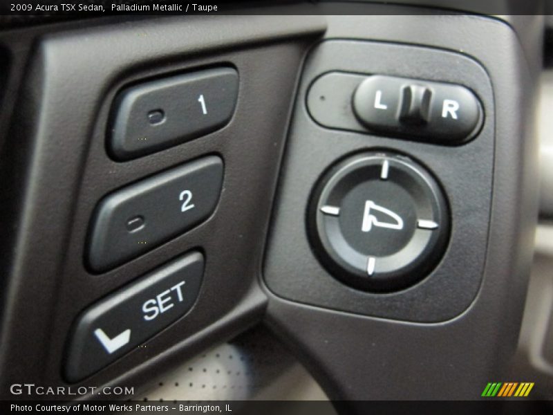 Controls of 2009 TSX Sedan