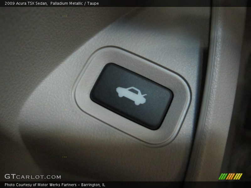 Controls of 2009 TSX Sedan