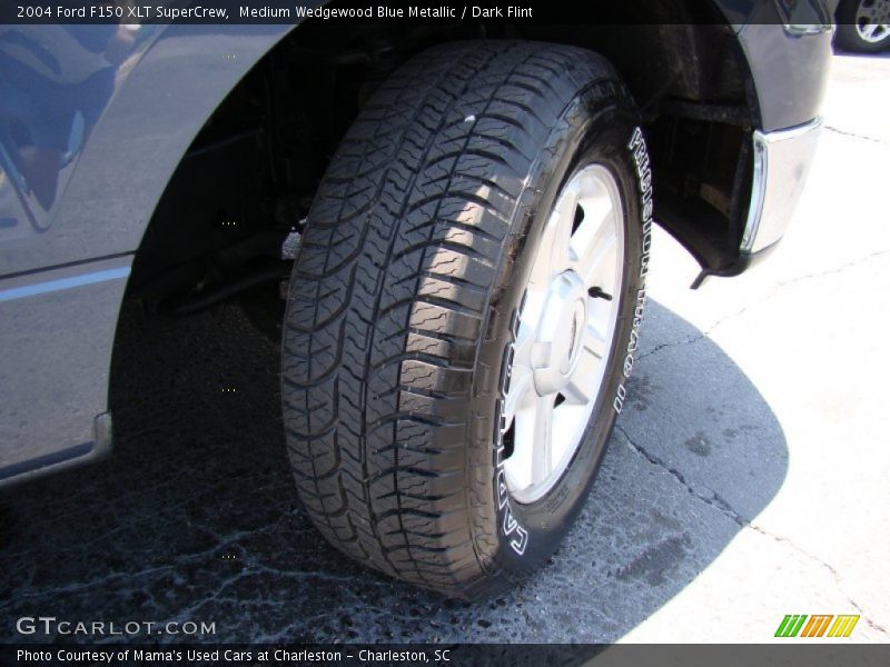 Medium Wedgewood Blue Metallic / Dark Flint 2004 Ford F150 XLT SuperCrew