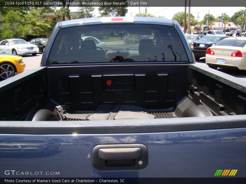Medium Wedgewood Blue Metallic / Dark Flint 2004 Ford F150 XLT SuperCrew