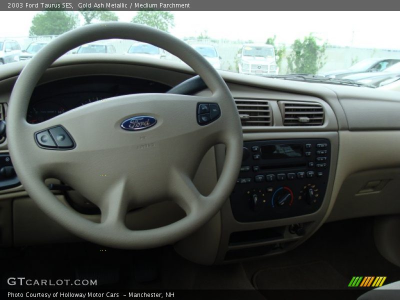 Gold Ash Metallic / Medium Parchment 2003 Ford Taurus SES