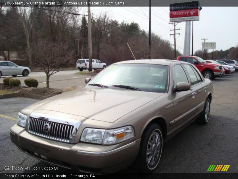 Arizona Beige Metallic / Light Camel 2006 Mercury Grand Marquis LS
