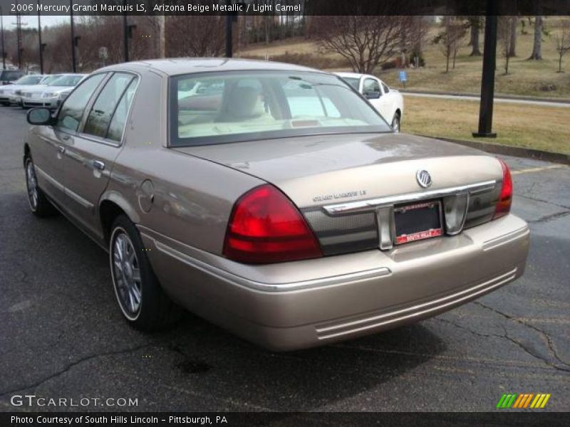 Arizona Beige Metallic / Light Camel 2006 Mercury Grand Marquis LS