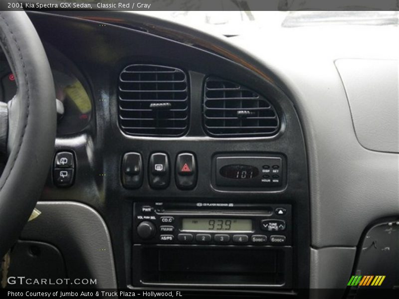 Classic Red / Gray 2001 Kia Spectra GSX Sedan