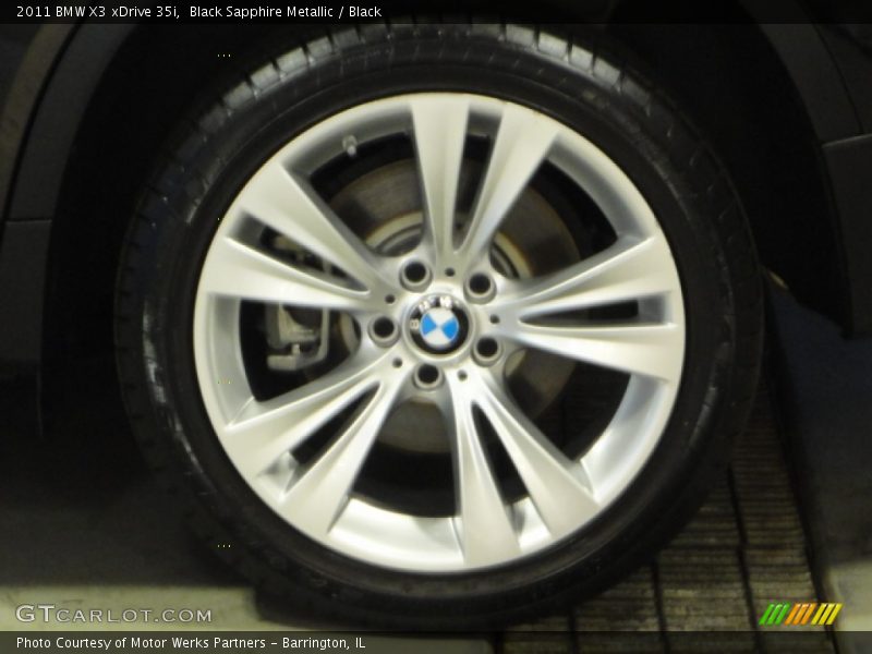 Black Sapphire Metallic / Black 2011 BMW X3 xDrive 35i