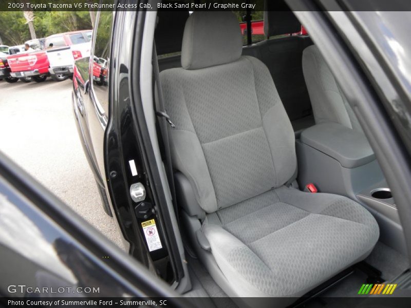 Black Sand Pearl / Graphite Gray 2009 Toyota Tacoma V6 PreRunner Access Cab