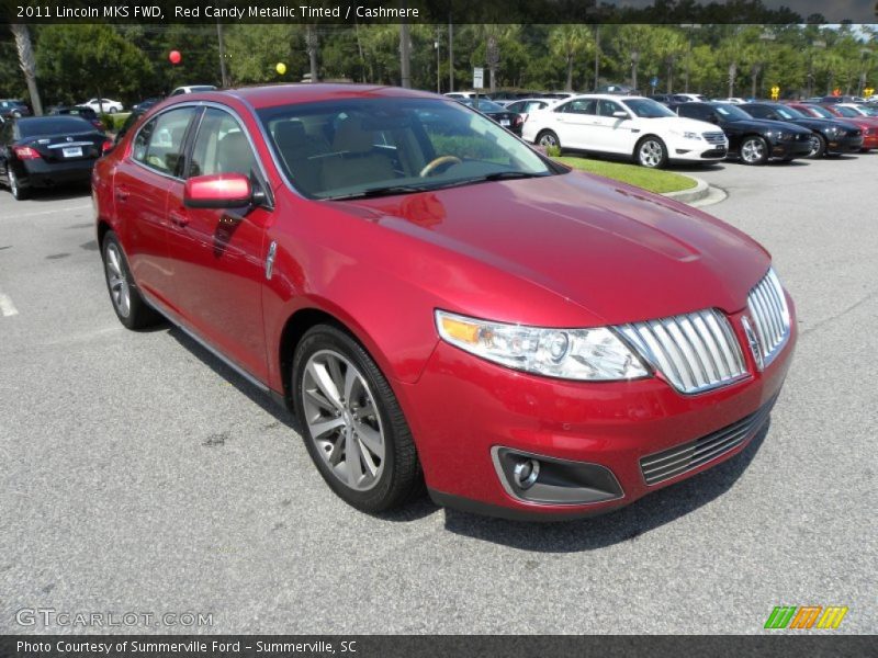 Red Candy Metallic Tinted / Cashmere 2011 Lincoln MKS FWD