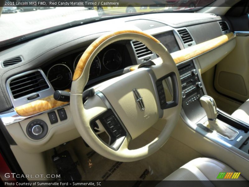Red Candy Metallic Tinted / Cashmere 2011 Lincoln MKS FWD