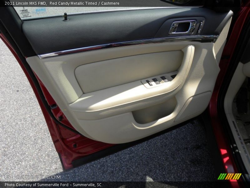 Red Candy Metallic Tinted / Cashmere 2011 Lincoln MKS FWD