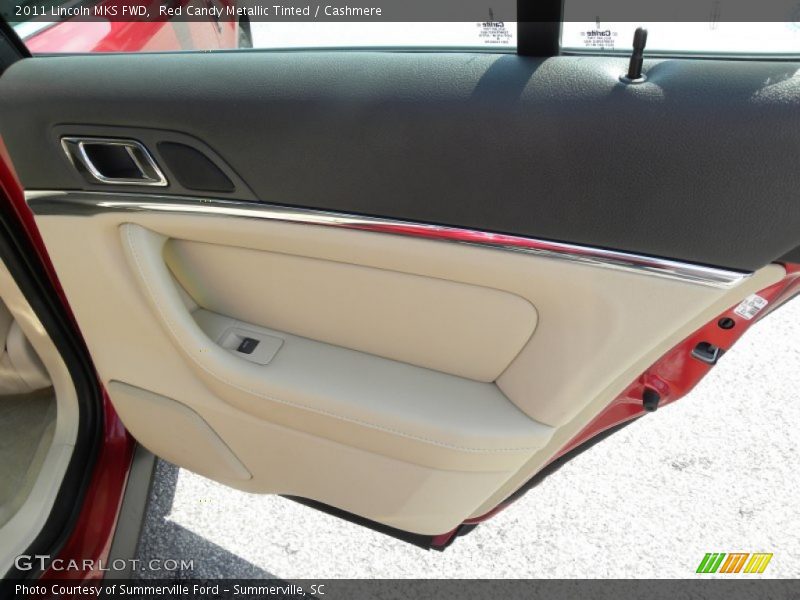 Red Candy Metallic Tinted / Cashmere 2011 Lincoln MKS FWD