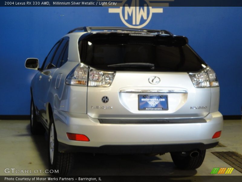Millinnium Silver Metallic / Light Gray 2004 Lexus RX 330 AWD