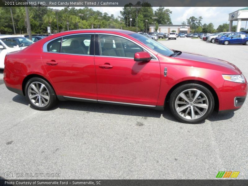 Red Candy Metallic Tinted / Cashmere 2011 Lincoln MKS FWD