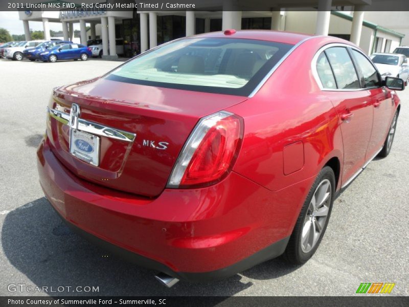 Red Candy Metallic Tinted / Cashmere 2011 Lincoln MKS FWD