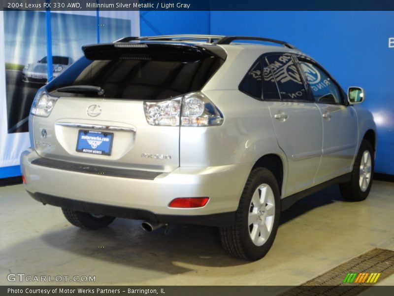 Millinnium Silver Metallic / Light Gray 2004 Lexus RX 330 AWD