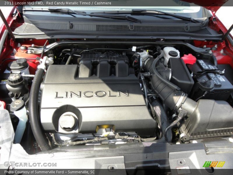 Red Candy Metallic Tinted / Cashmere 2011 Lincoln MKS FWD