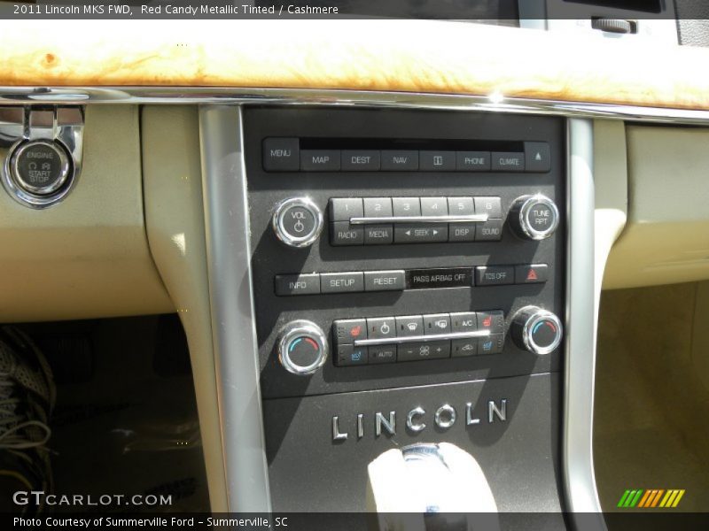 Red Candy Metallic Tinted / Cashmere 2011 Lincoln MKS FWD