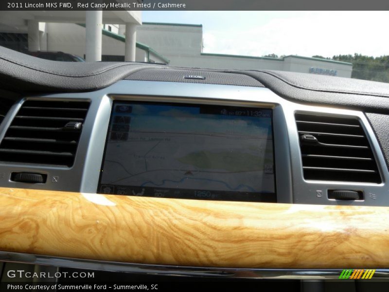 Red Candy Metallic Tinted / Cashmere 2011 Lincoln MKS FWD