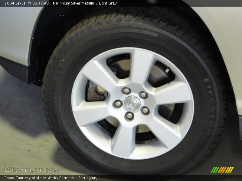 Millinnium Silver Metallic / Light Gray 2004 Lexus RX 330 AWD