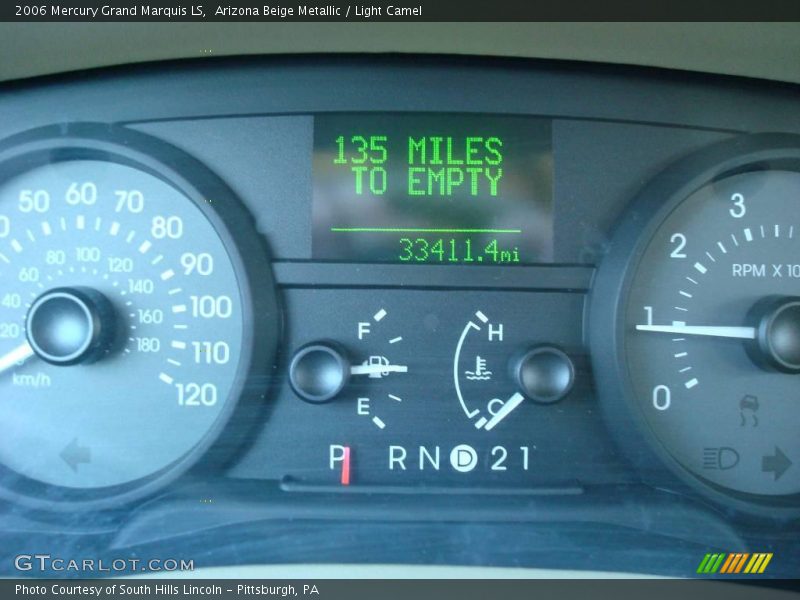 Arizona Beige Metallic / Light Camel 2006 Mercury Grand Marquis LS