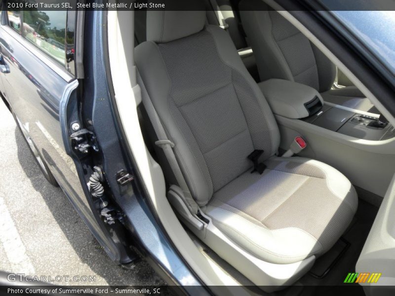 Steel Blue Metallic / Light Stone 2010 Ford Taurus SEL