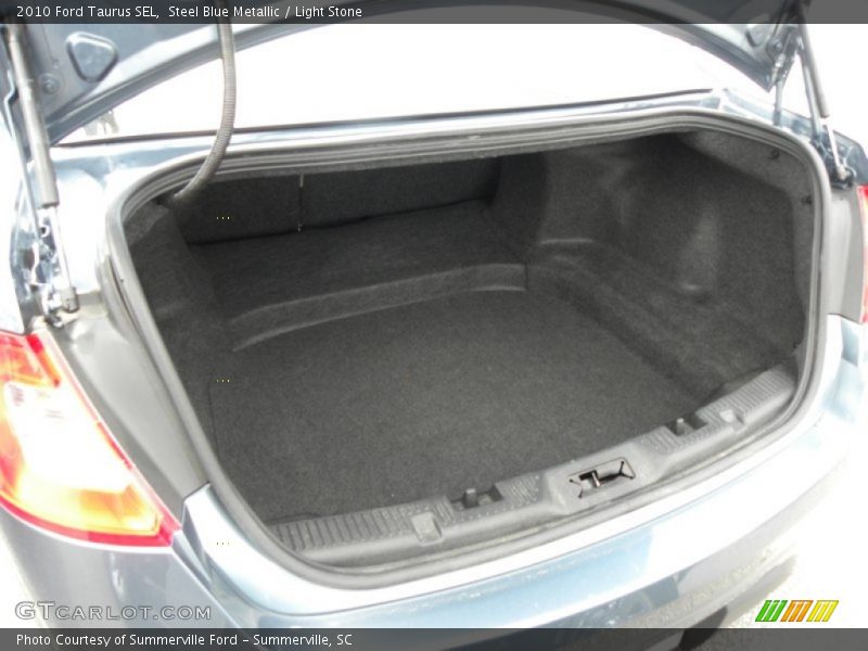 Steel Blue Metallic / Light Stone 2010 Ford Taurus SEL