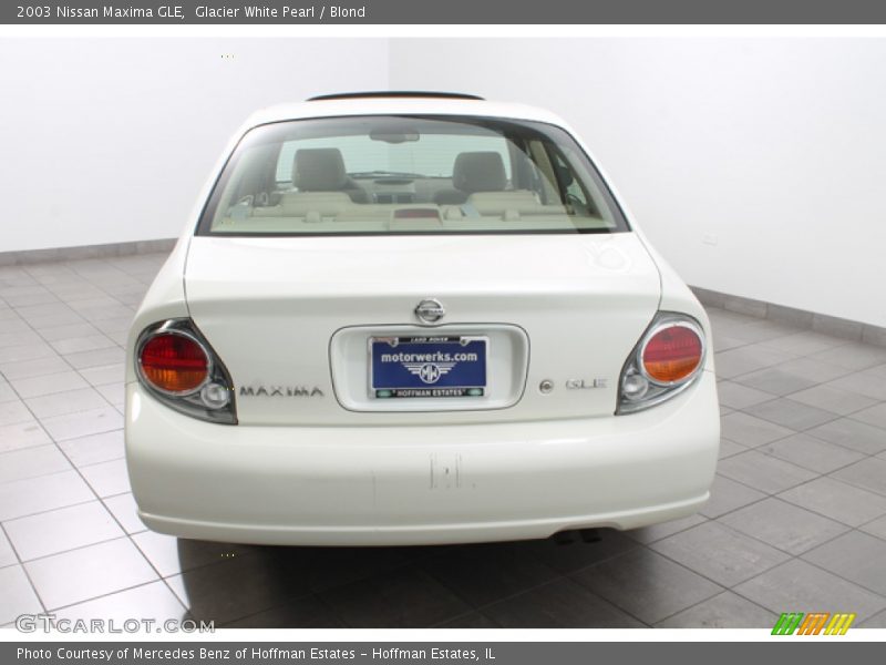 Glacier White Pearl / Blond 2003 Nissan Maxima GLE