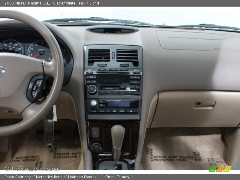 Glacier White Pearl / Blond 2003 Nissan Maxima GLE