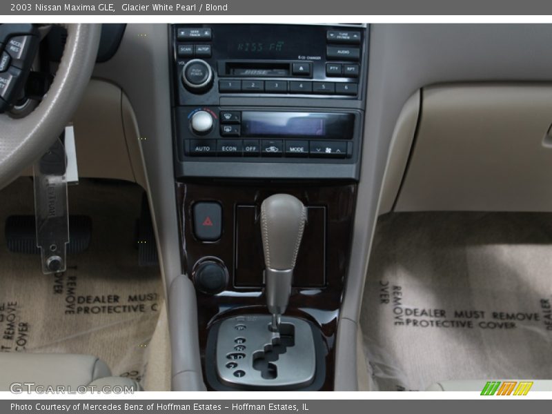 Glacier White Pearl / Blond 2003 Nissan Maxima GLE