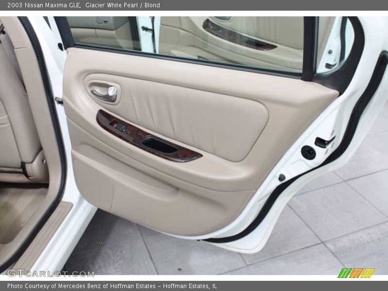 Glacier White Pearl / Blond 2003 Nissan Maxima GLE