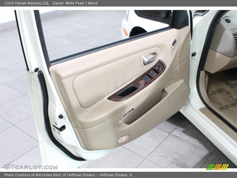 Glacier White Pearl / Blond 2003 Nissan Maxima GLE