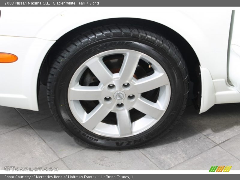 Glacier White Pearl / Blond 2003 Nissan Maxima GLE