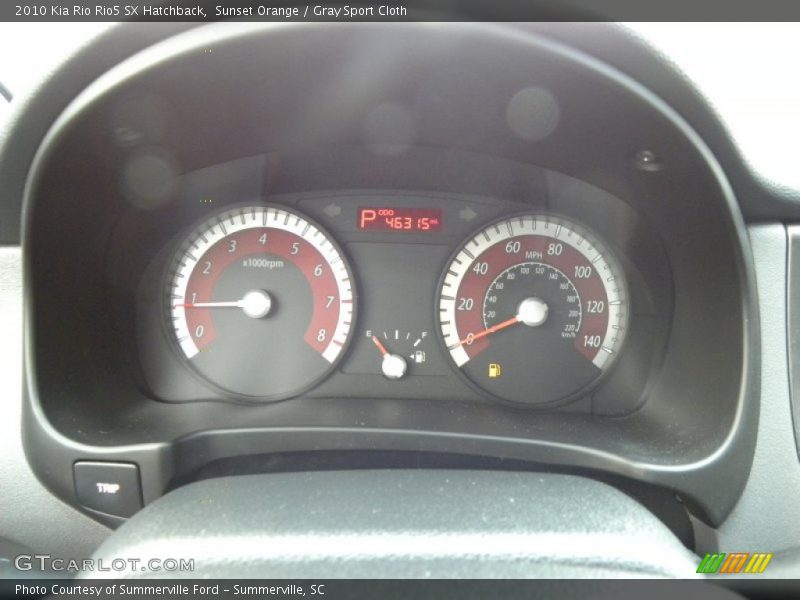  2010 Rio Rio5 SX Hatchback Rio5 SX Hatchback Gauges